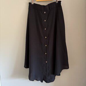 NWT Sheer Black Maxi Skirt